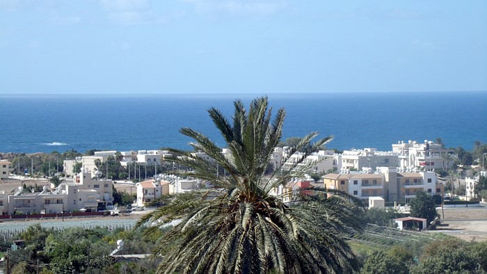 Paphos Cyprus from balcony