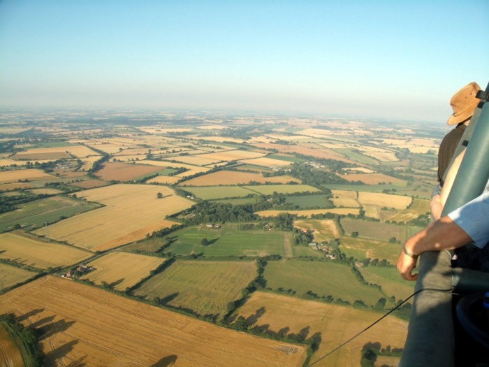 Hot Air Balloon Ride Over Suffolk And Norfolk, England, UK